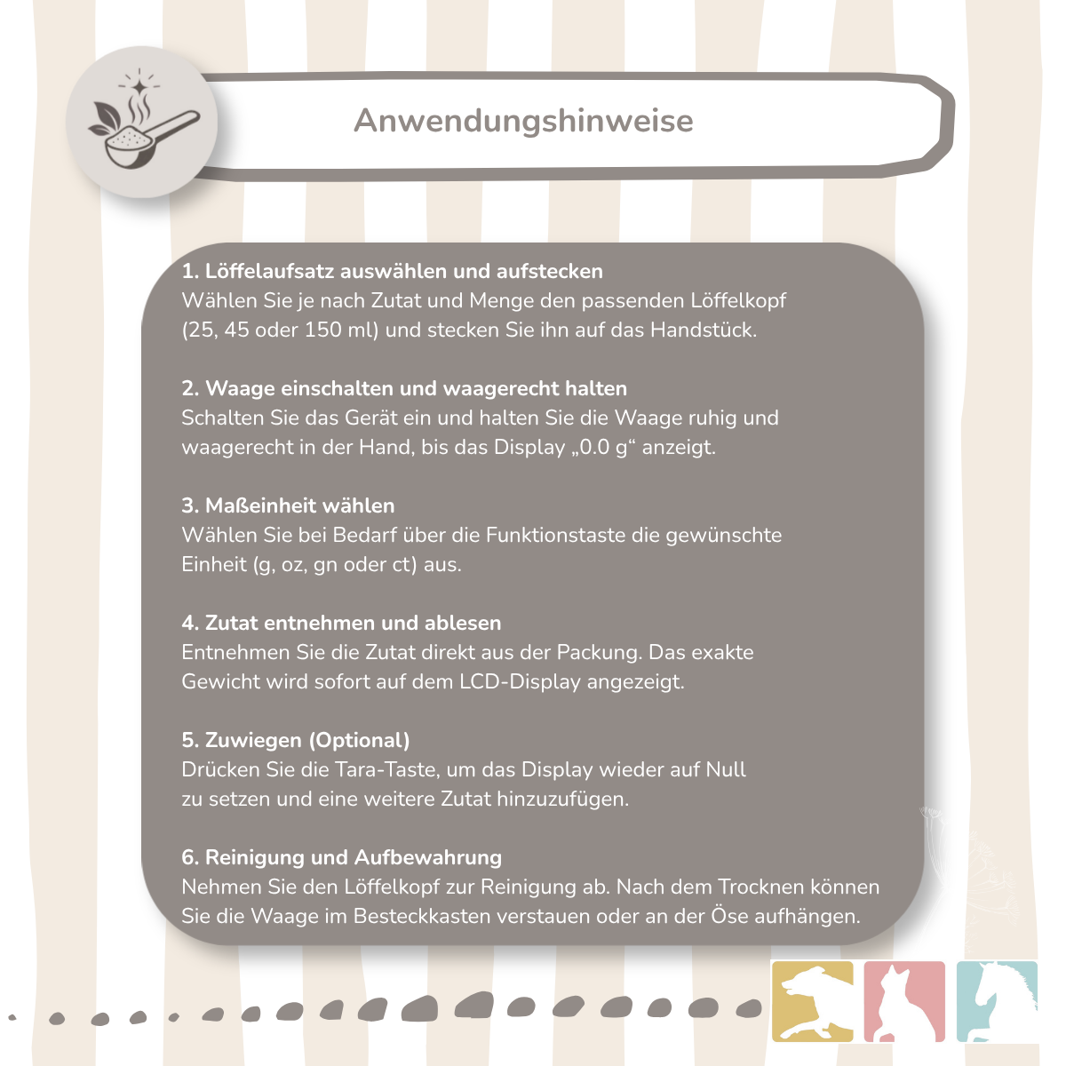 R & S Digitale Löffelwaage, Handwaage