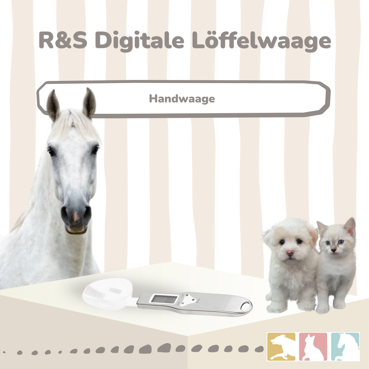 R & S Digitale Löffelwaage, Handwaage