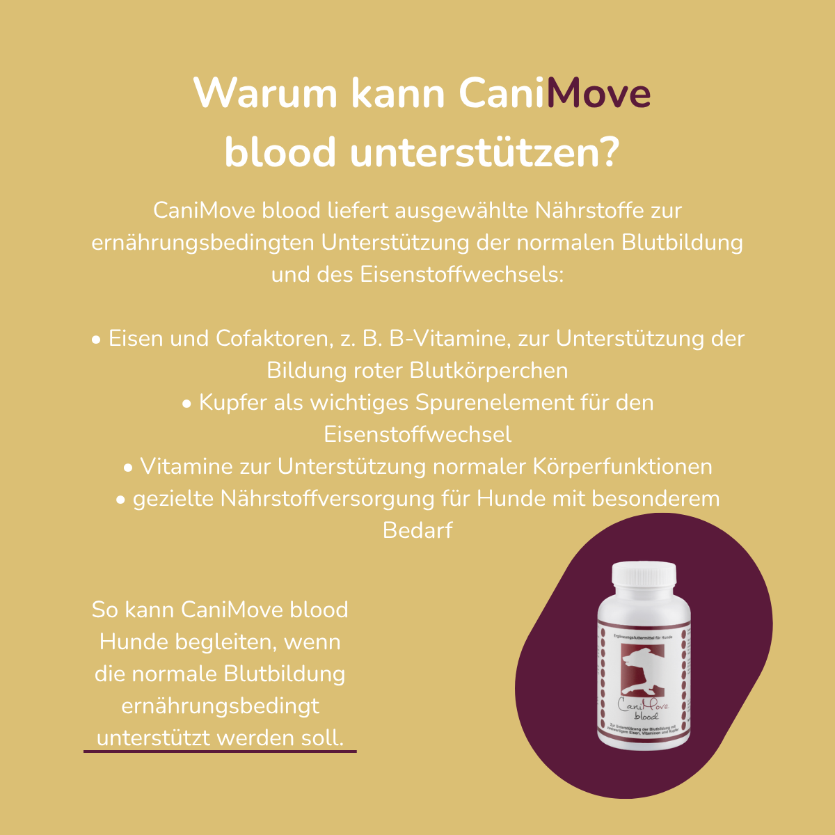 CaniMove blood