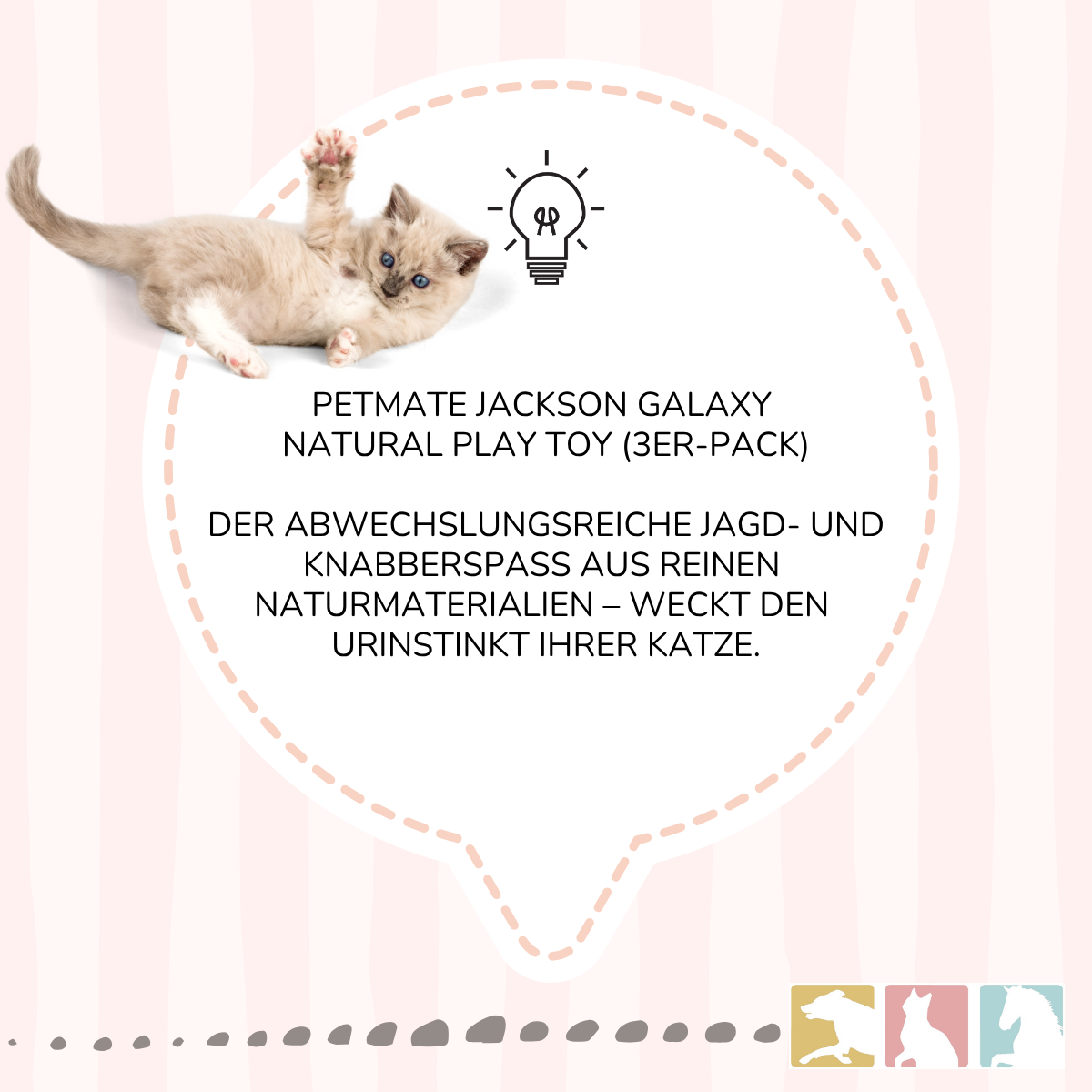 Petmate Jackson Galaxy Natürliches Katzenspielzeug